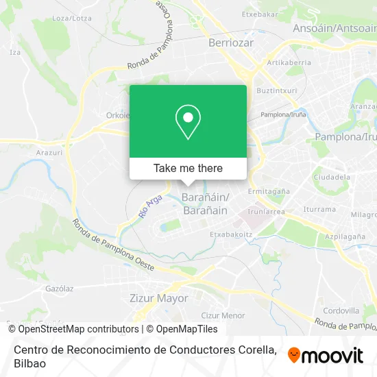 Centro de Reconocimiento de Conductores Corella map