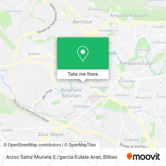 Arzoz Sainz-Murieta E. / garcía-Eulate Aran map