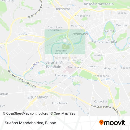 Sueños Mendebaldea map