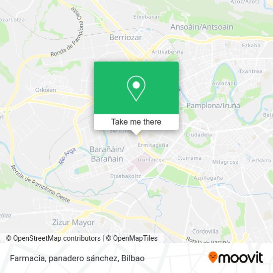 Farmacia, panadero sánchez map