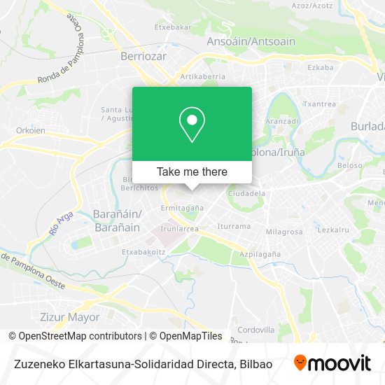 Zuzeneko Elkartasuna-Solidaridad Directa map