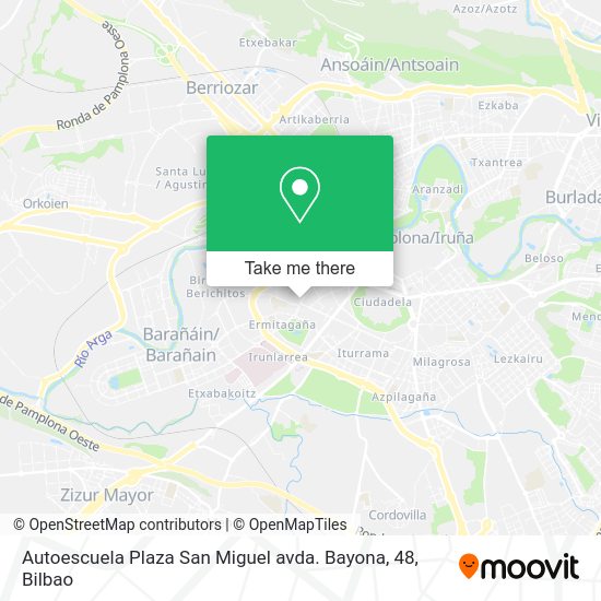 Autoescuela Plaza San Miguel avda. Bayona, 48 map