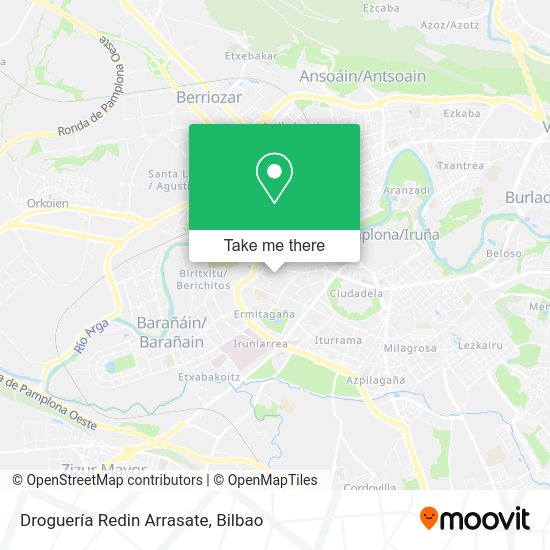Droguería Redin Arrasate map
