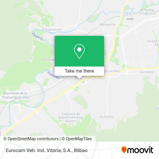Eurocam Veh. Ind. Vitoria, S.A. map
