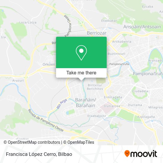 Francisca López Cerro map