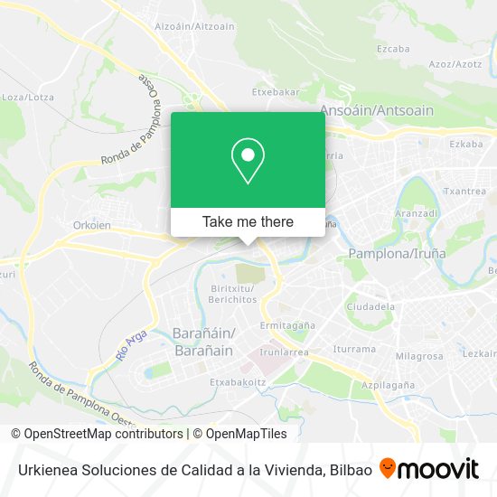 Urkienea Soluciones de Calidad a la Vivienda map
