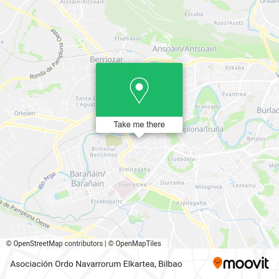 Asociación Ordo Navarrorum Elkartea map
