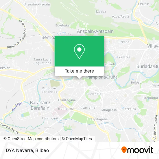 DYA Navarra map
