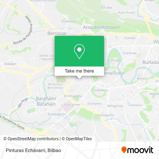 Pinturas Echávarri map