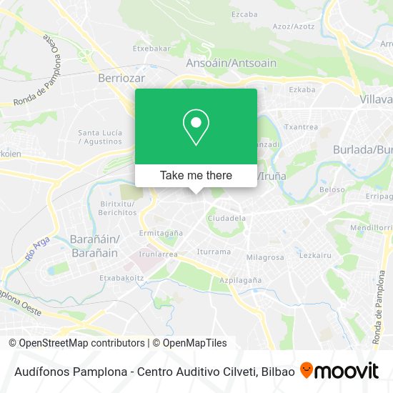 Audífonos Pamplona - Centro Auditivo Cilveti map