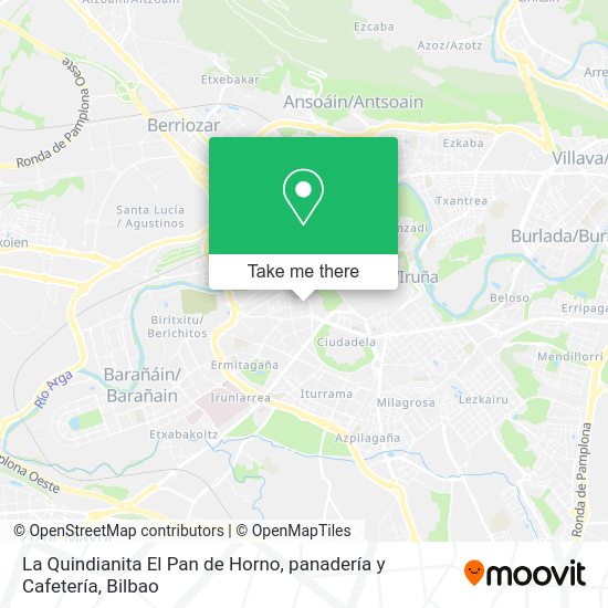 La Quindianita El Pan de Horno, panadería y Cafetería map