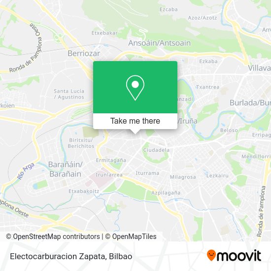 Electocarburacion Zapata map