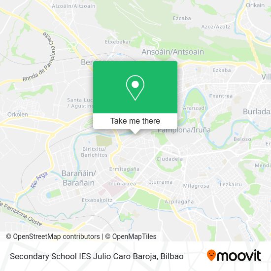 Secondary School IES Julio Caro Baroja map