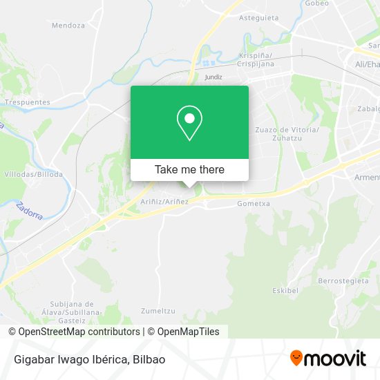 Gigabar Iwago Ibérica map