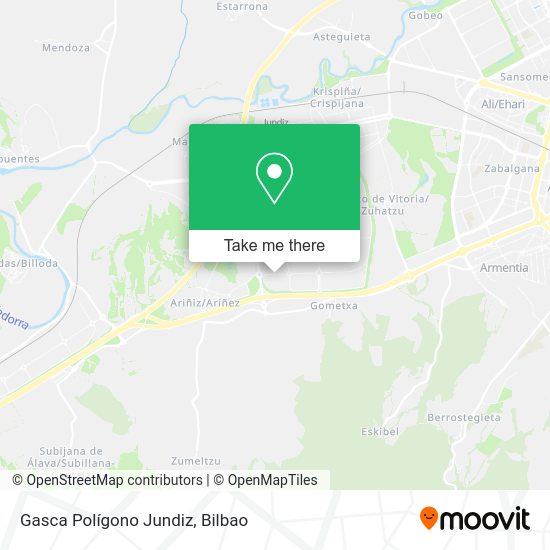 Gasca Polígono Jundiz map