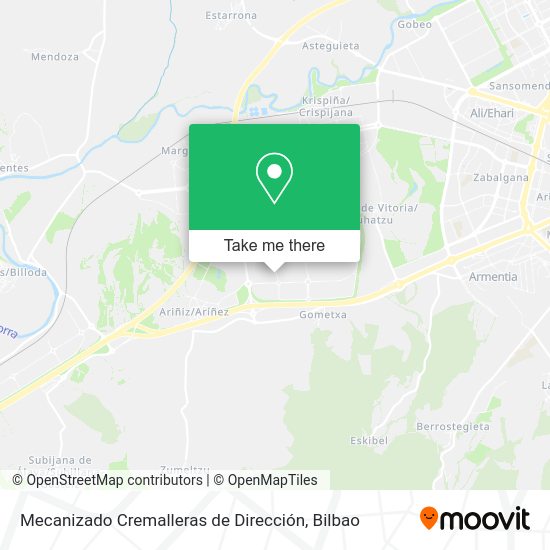 Mecanizado Cremalleras de Dirección map