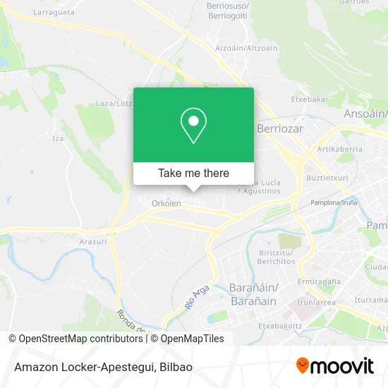 Amazon Locker-Apestegui map