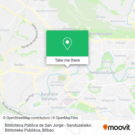 Biblioteca Pública de San Jorge - Sanduzelaiko Biblioteka Publikoa map