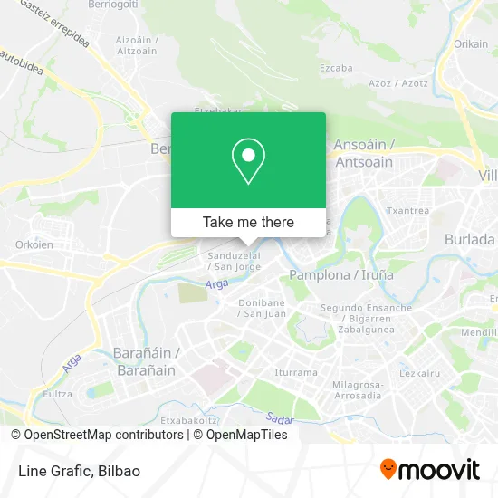 Line Grafic map