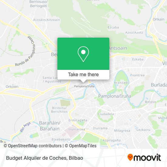 Budget Alquiler de Coches map