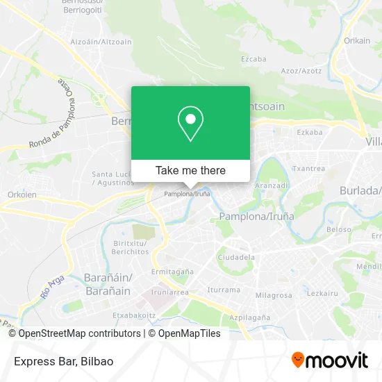 Bar Express map