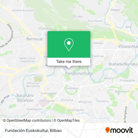 Fundación Euskokultur map