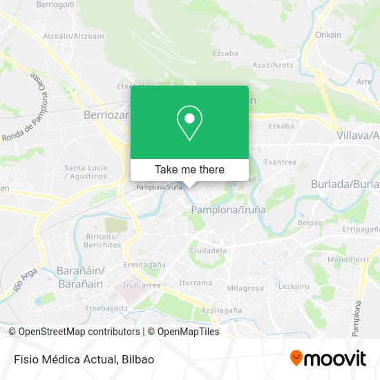 Fisio Médica Actual map