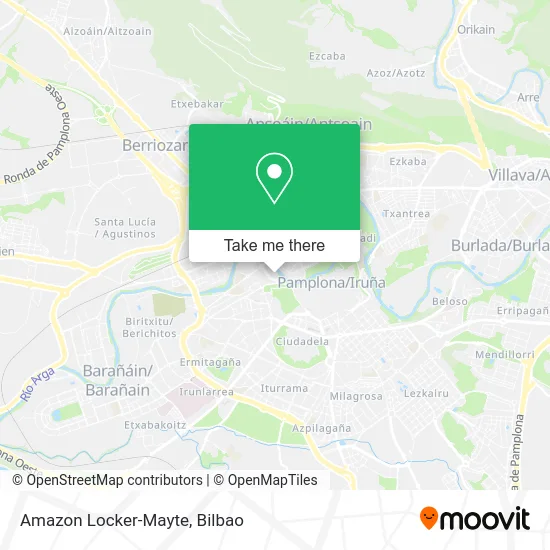 Amazon Locker-Mayte map
