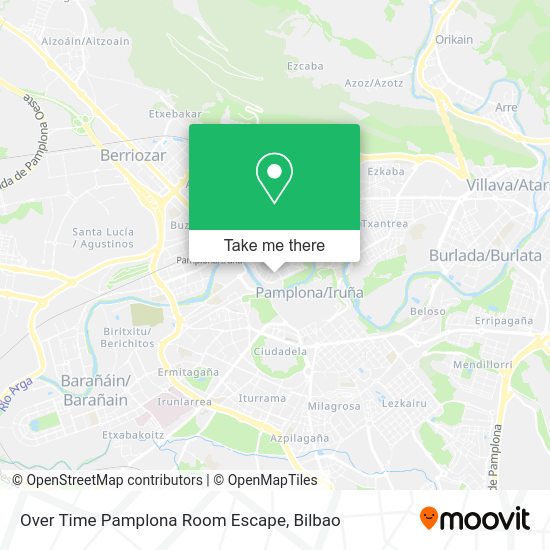 Over Time Pamplona Room Escape map