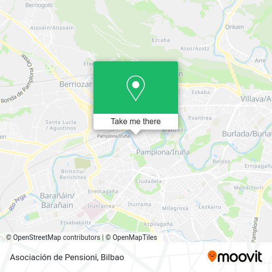 Asociación de Pensioni map