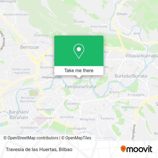 Travesía de las Huertas map