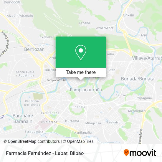 Farmacia Fernández - Labat map