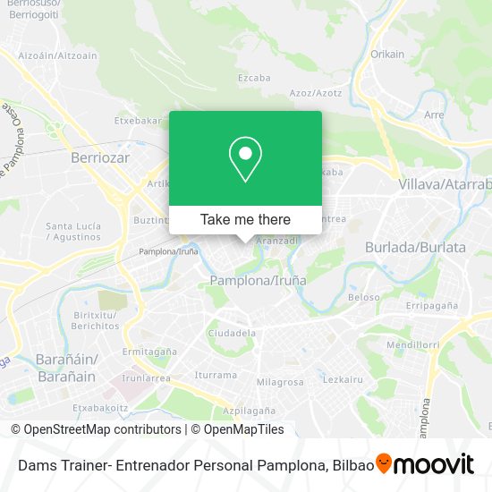 Dams Trainer- Entrenador Personal Pamplona map