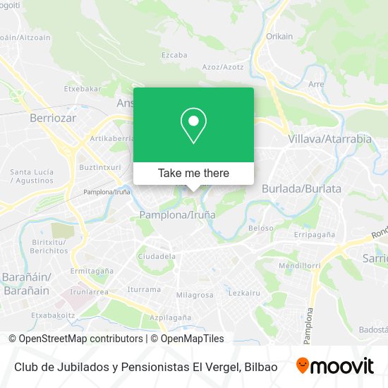 Club de Jubilados y Pensionistas El Vergel map