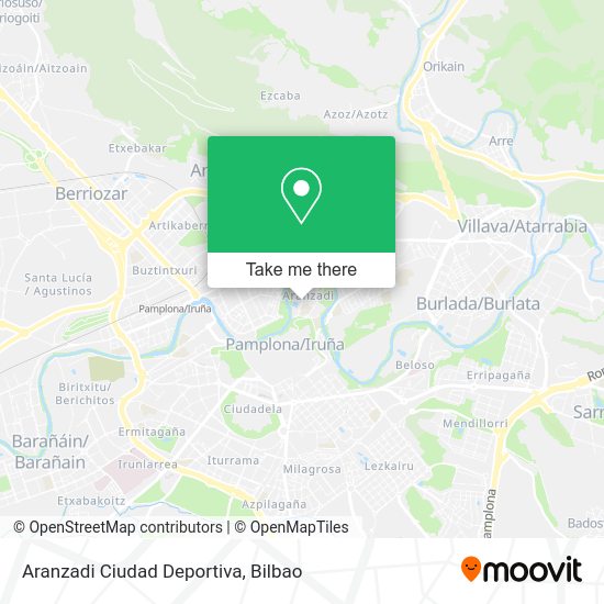 Aranzadi Ciudad Deportiva map