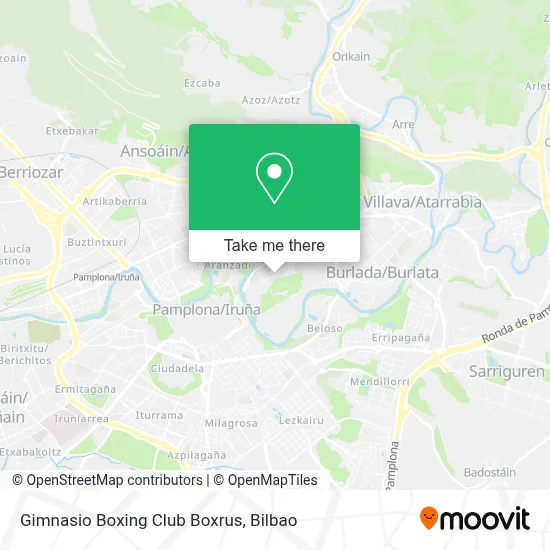 Gimnasio Boxing Club Boxrus map