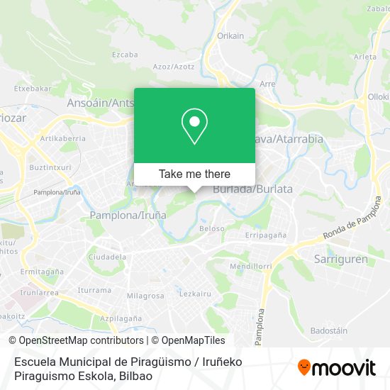 Escuela Municipal de Piragüismo / Iruñeko Piraguismo Eskola map