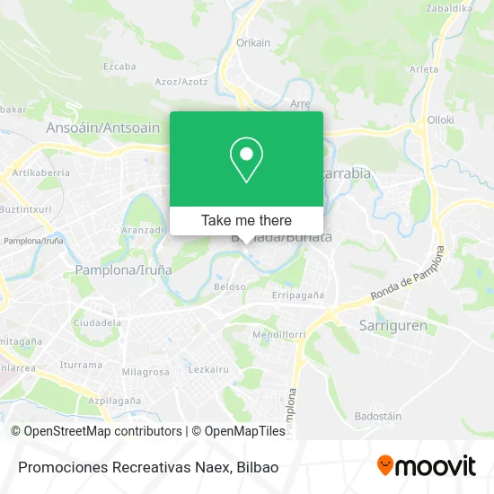 Promociones Recreativas Naex map