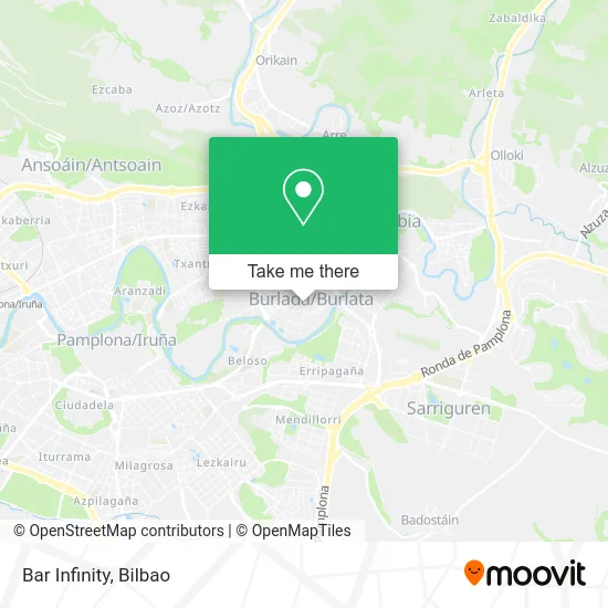 mapa Bar Infinity