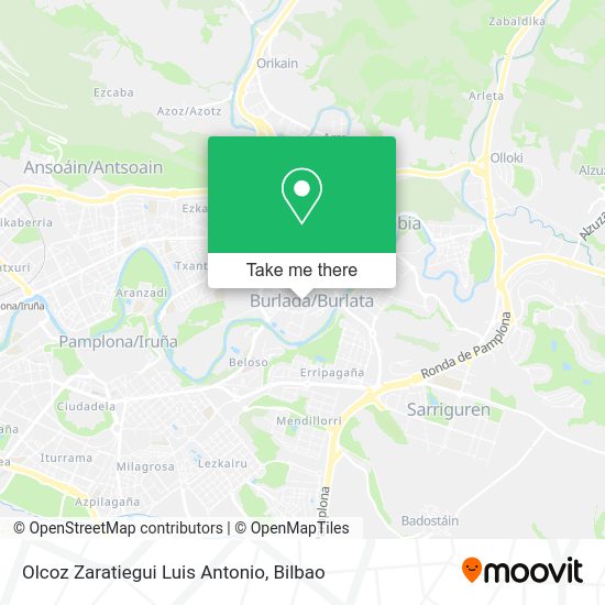 Olcoz Zaratiegui Luis Antonio map