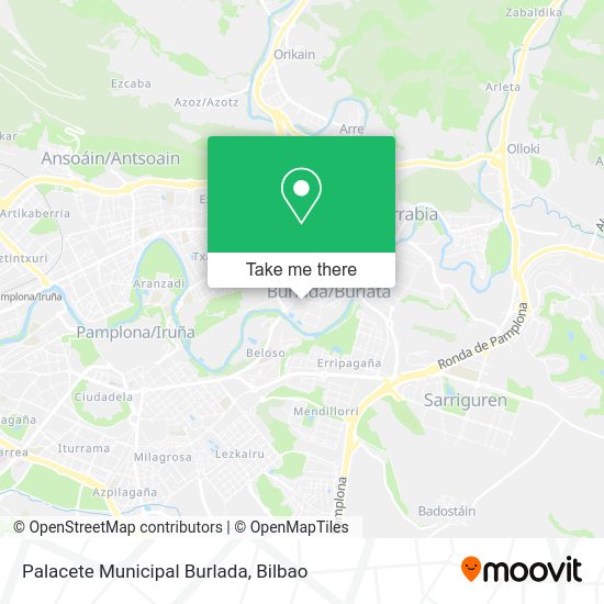 Palacete Municipal Burlada map