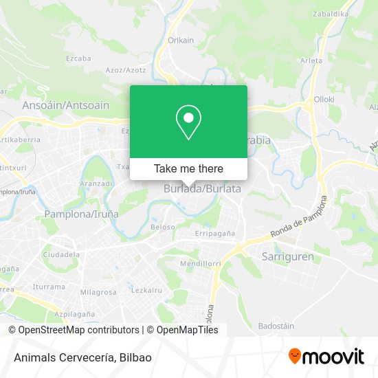 Animals Cervecería map