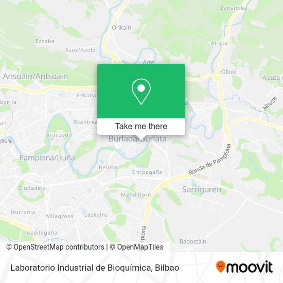 Laboratorio Industrial de Bioquímica map