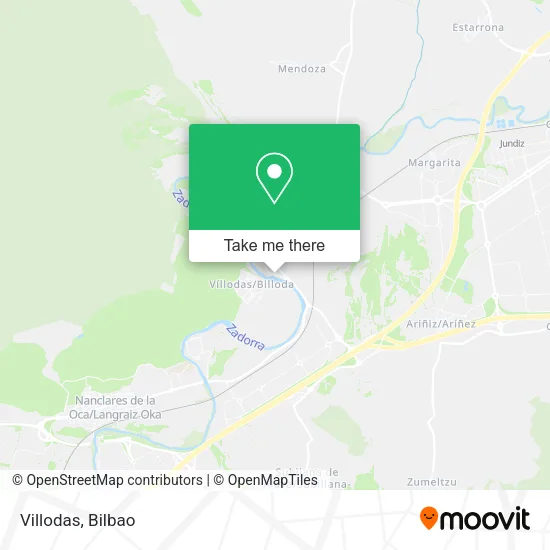 mapa Villodas