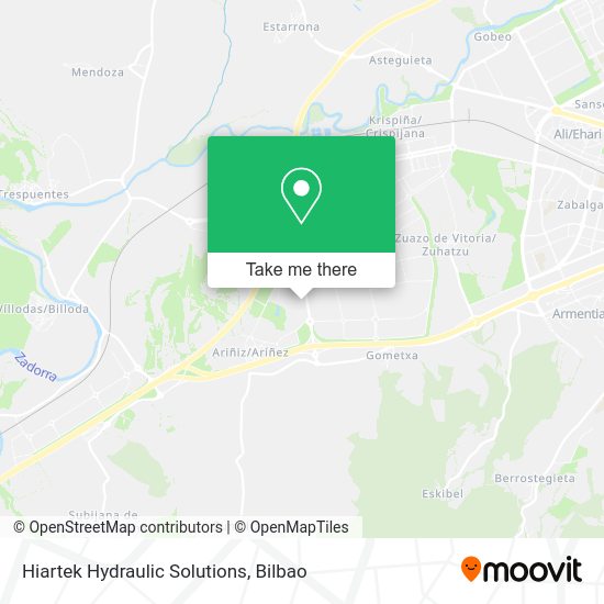 Hiartek Hydraulic Solutions map