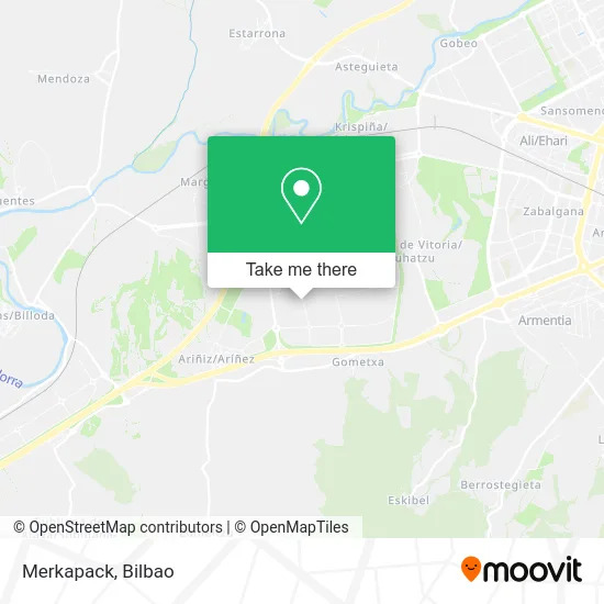 Merkapack map