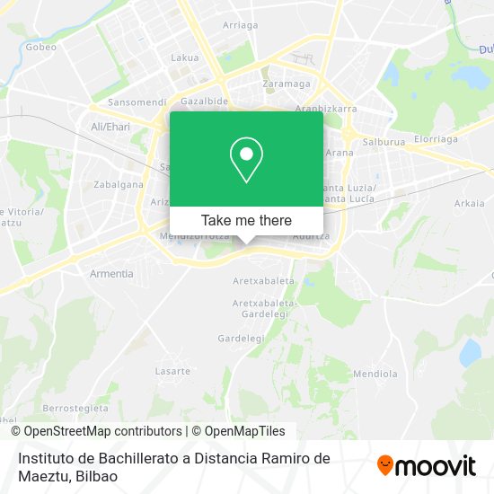 Instituto de Bachillerato a Distancia Ramiro de Maeztu map