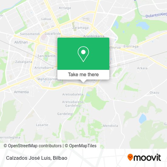 Calzados José Luis map