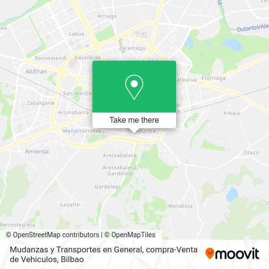 Mudanzas y Transportes en General, compra-Venta de Vehiculos map