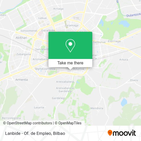 Lanbide - Of. de Empleo map